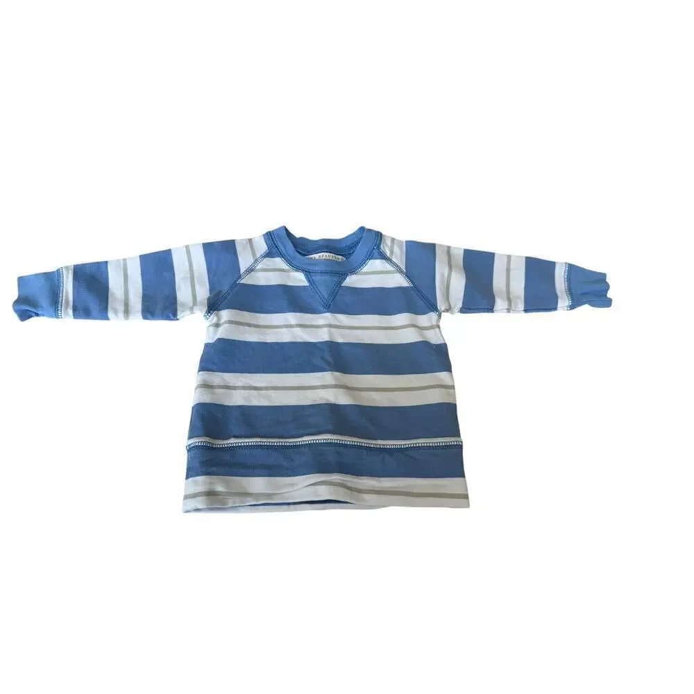 Beaufort Bonnet Baby Barbados Blue Stripe Fleece Sutton's Sweet Dream Set Size6M